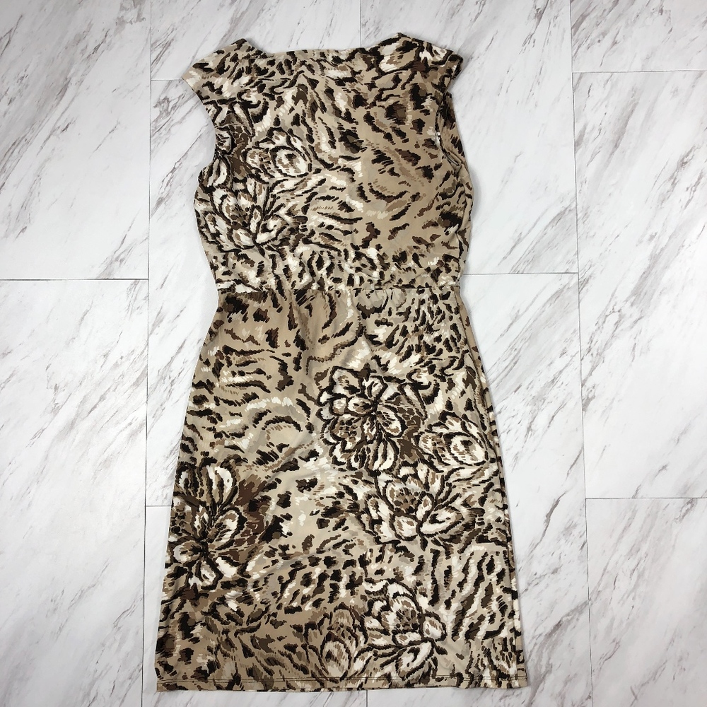 Dana Buchman Animal Print Dress EUC / Size XS - Picture 2 of 6
